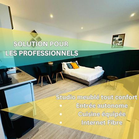 Btobed - Location Professionnelle - 2 Studios Confort - Proche Parc Des Expos Et Stade De France Le Bourget Eksteriør billede